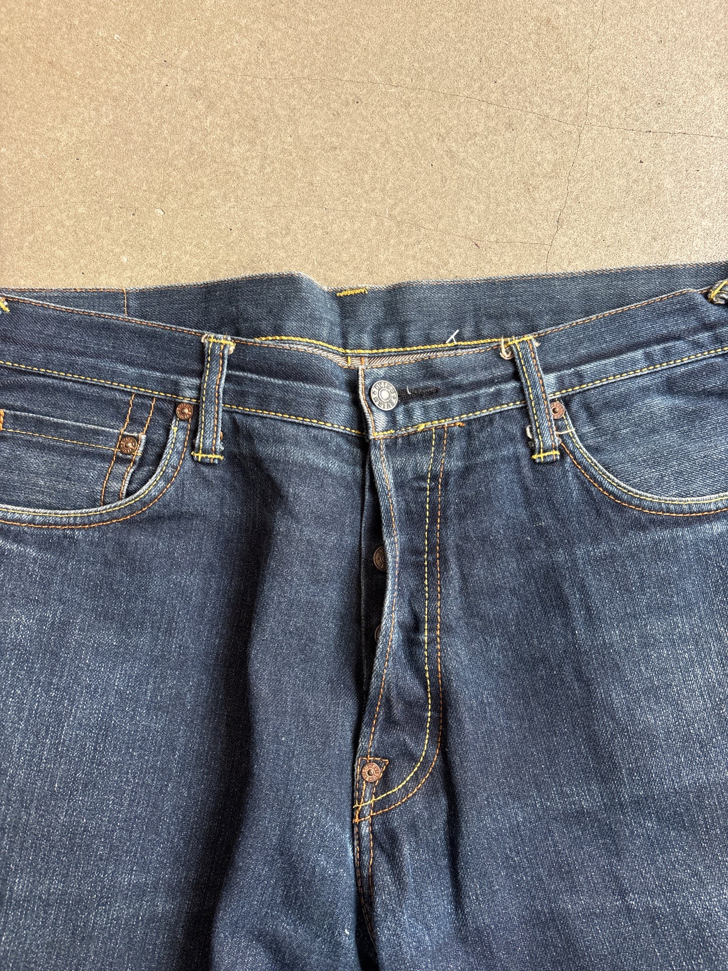 Evisu No. 2 Jeans Size 36 Brown Logo