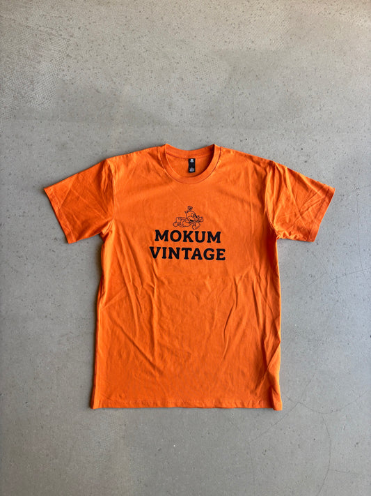 Mokum Running Man Kingsday Tee Orange