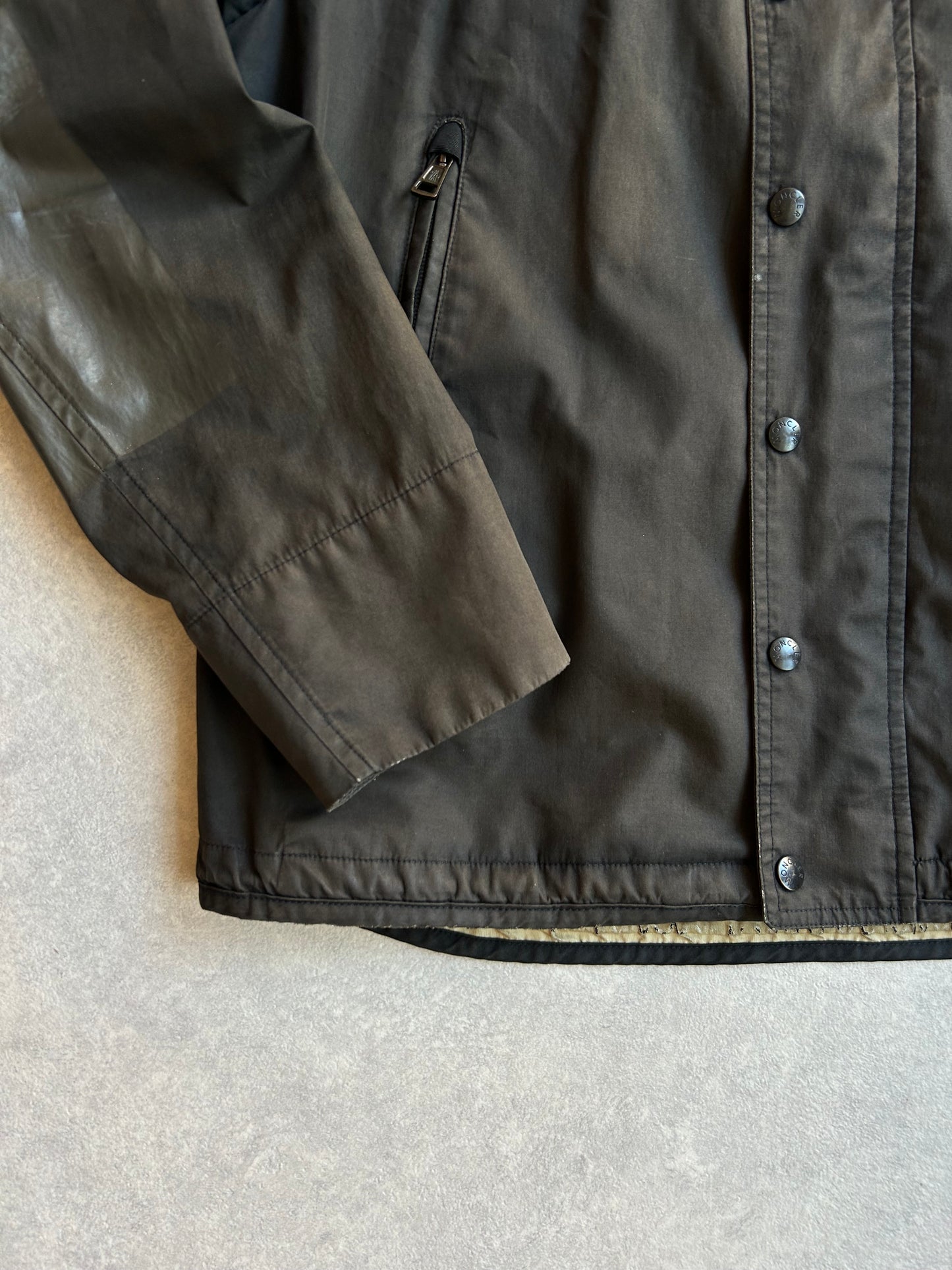 Moncler Vintage Kona Jacket Wax Coat Hood 3