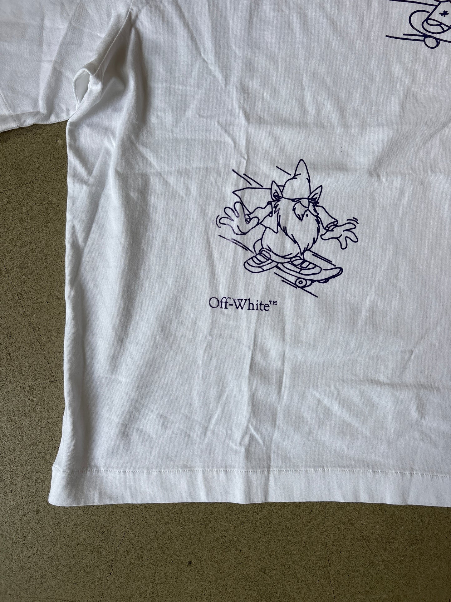 Off-White Clean Skate Tee White