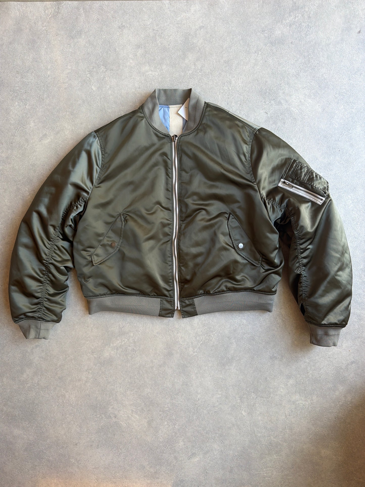 BRUT Clothing The Reversible Cross Bomber Jacket Green XL