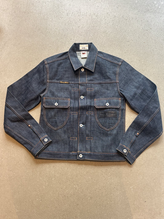 Evisu Deluxe Tissu Du Japon Taizo Jacket Indigo Size 40