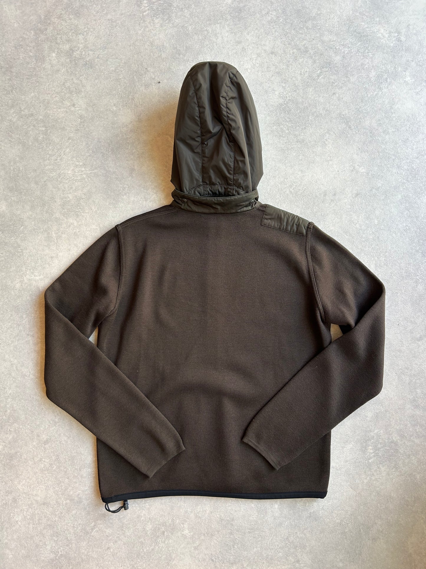 Prada Brown Nylon Hoodie Medium