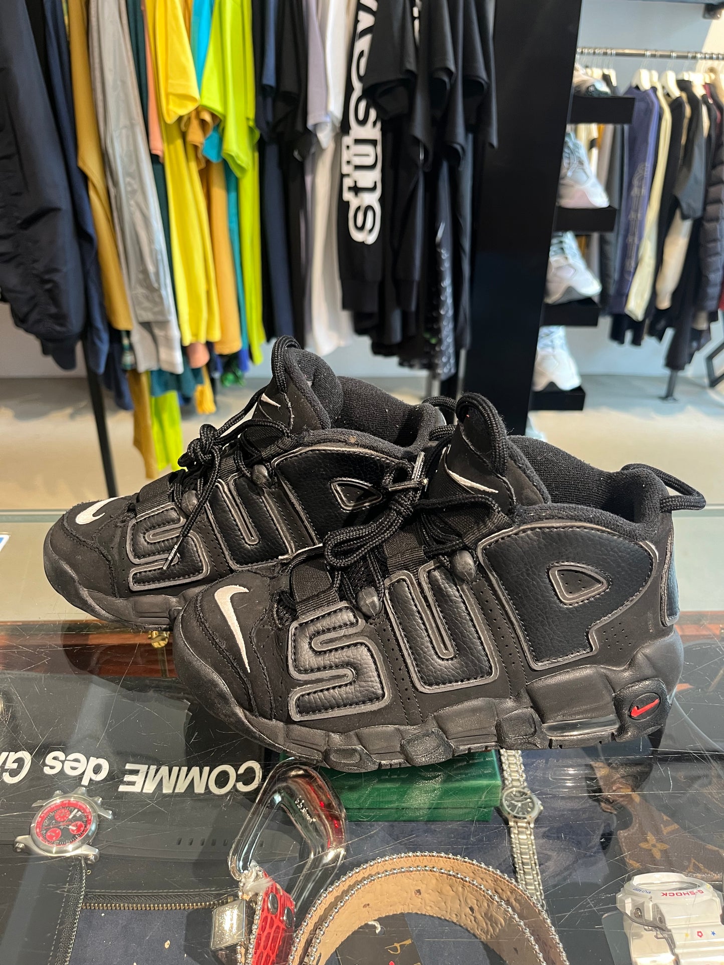 Nike x supreme Air More Uptempo Black EU 35.5