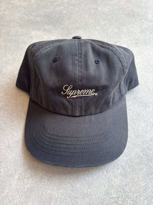 Supreme Bleached Chino 6-panel Cap Navy