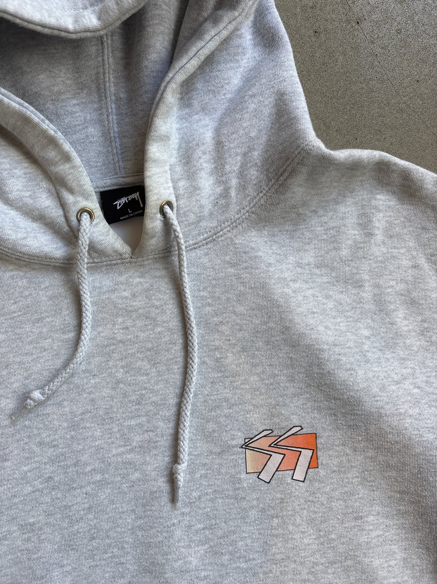 Stussy SS Box hoodie grey L