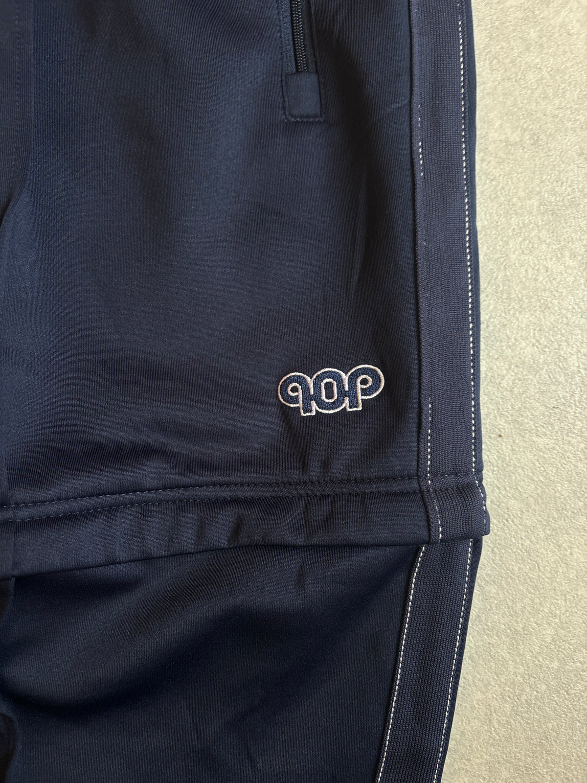 Pop Trading Company Pub Zip-offTrack Pants  Navy XL