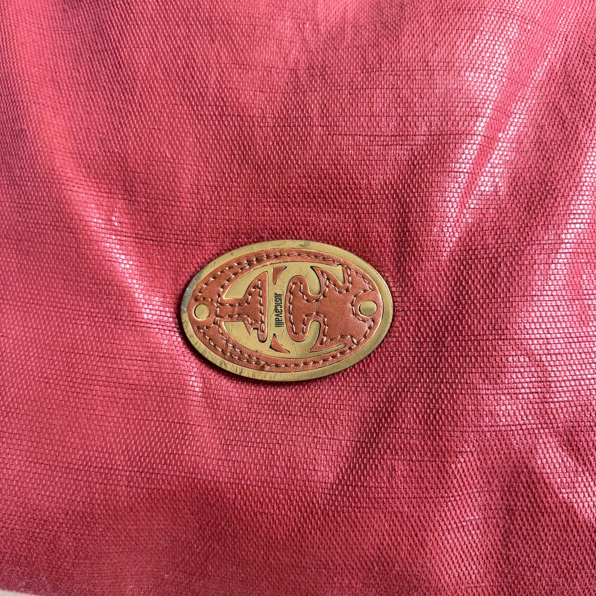 Cavalli Red Tote Bag