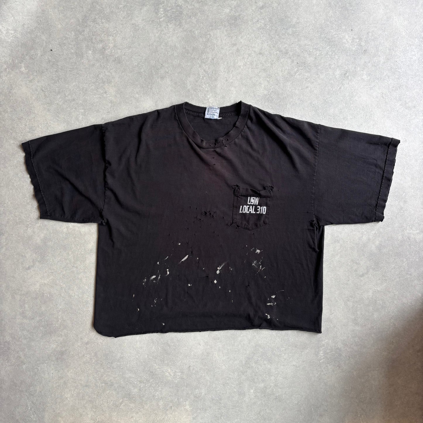 Vintage USW Local 310 Disstressed T-Shirt XXXL
