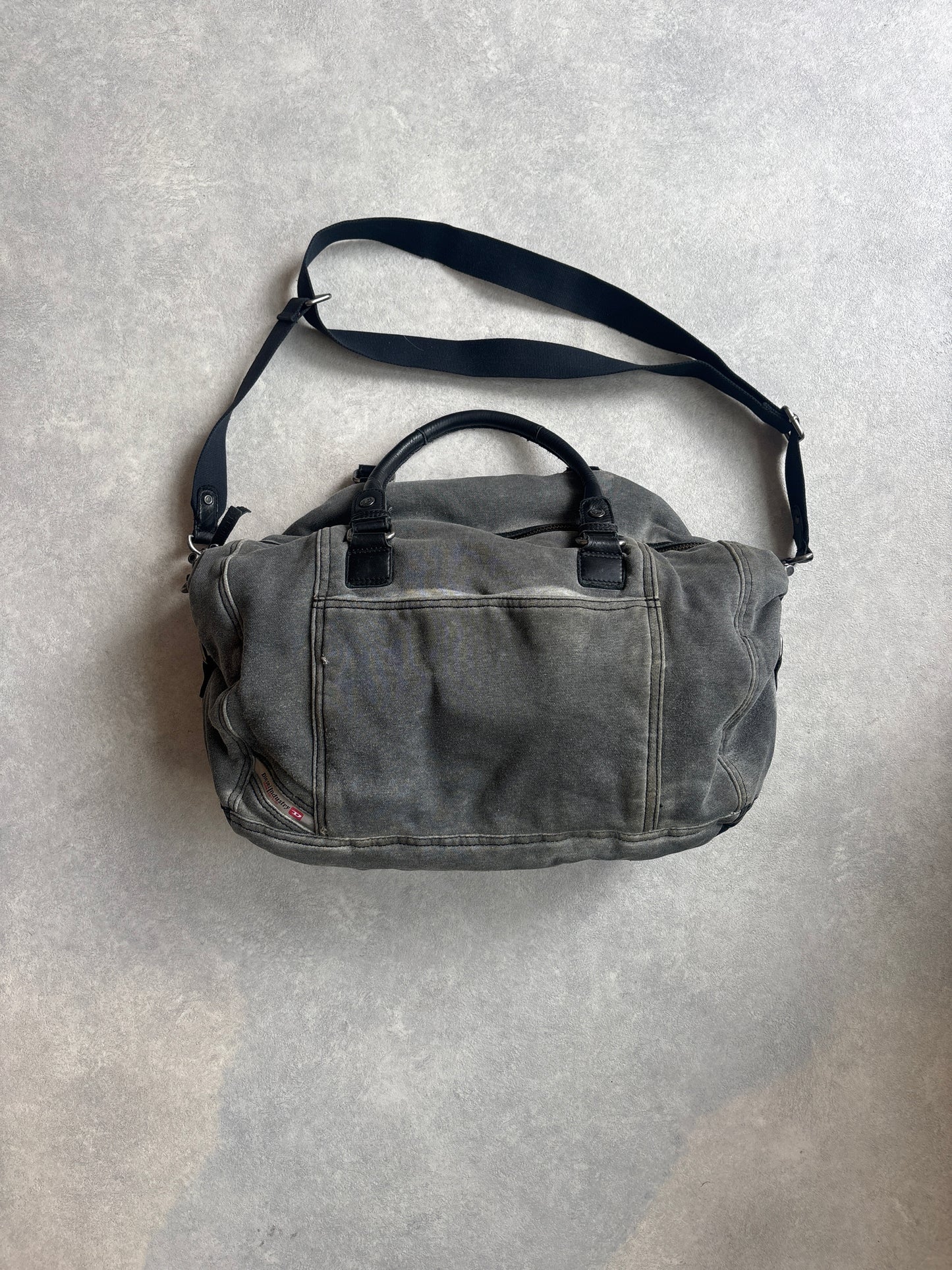Diesel Vintage Bowling Canvas Grey Bag