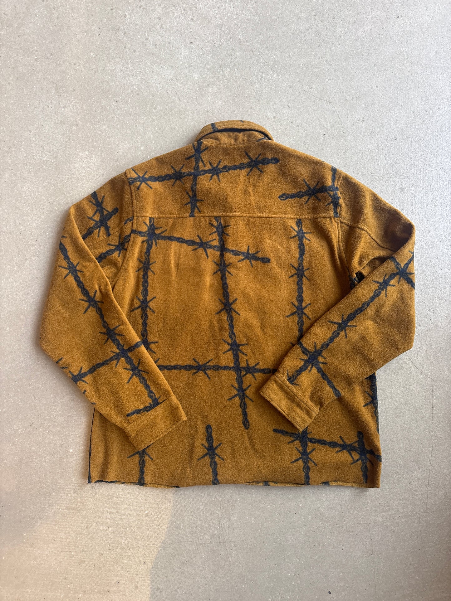 Patta Barbed Wire Fleece Mustard L