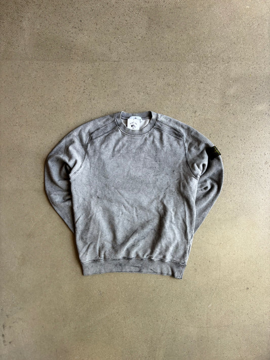 Stone Island Dust Colour  Treatment Crewneck Grey L