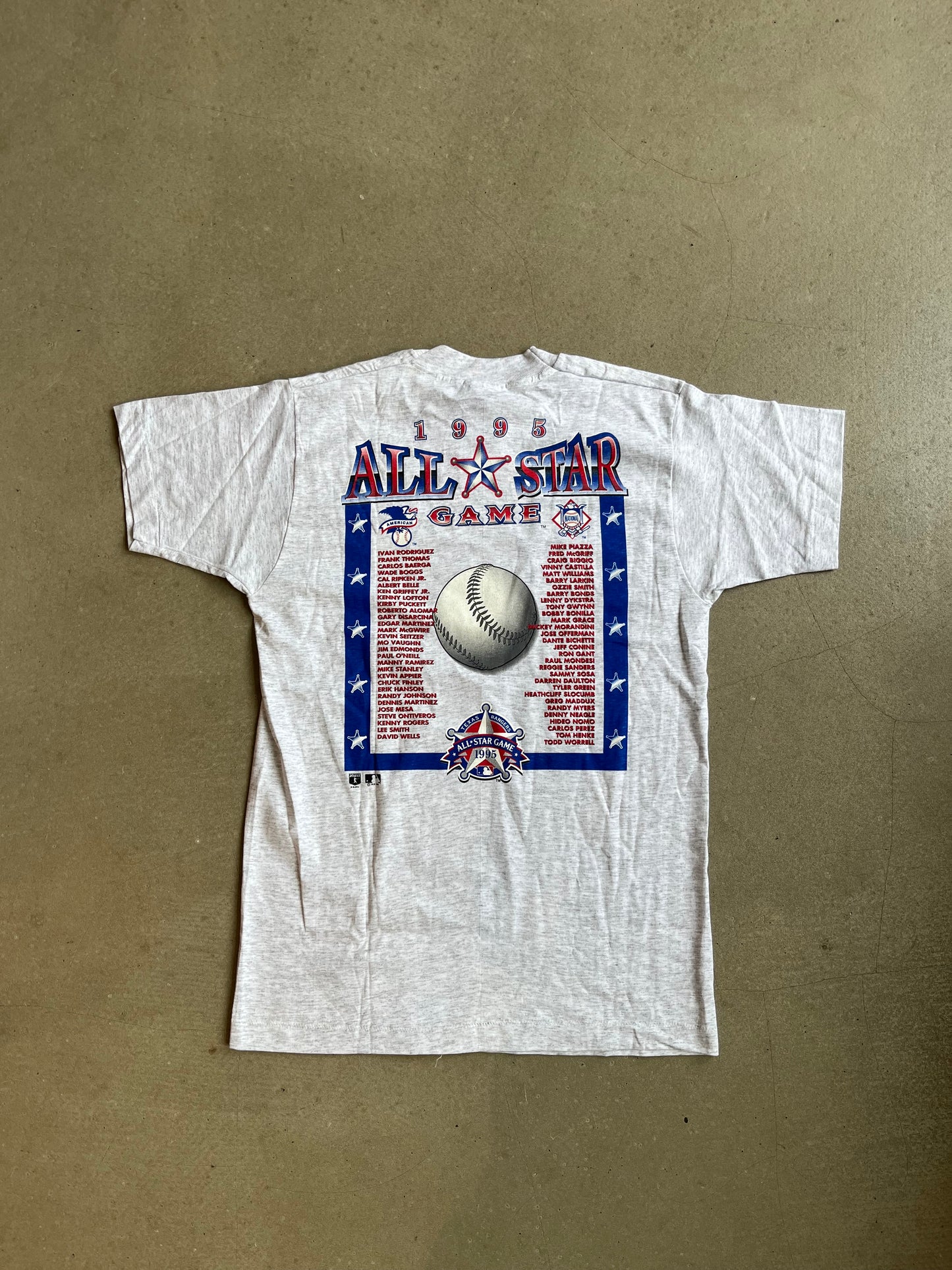 MLB Texas Rangers All Star Game 1995 T-shirt M