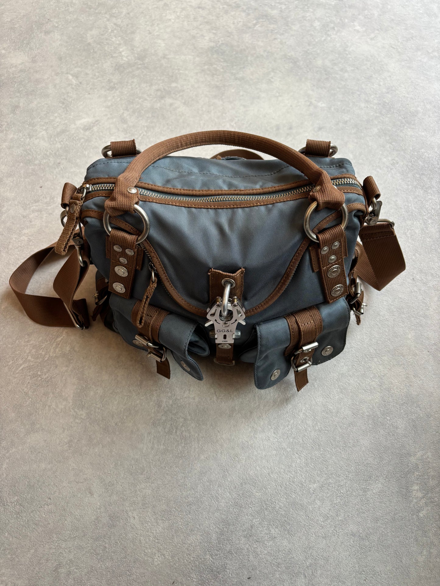 George Gina & Lucy Marina Blue Daisy Darling Bag