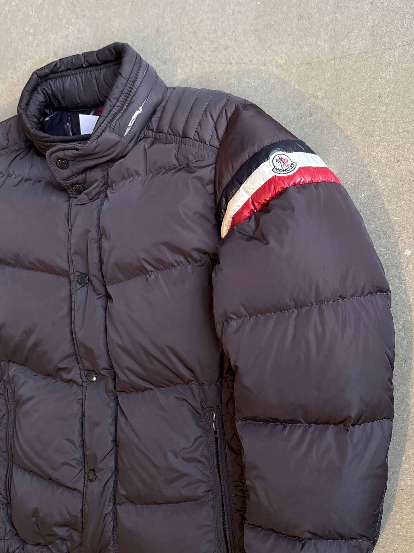 Moncler Down Bomber Jacket Grey XL