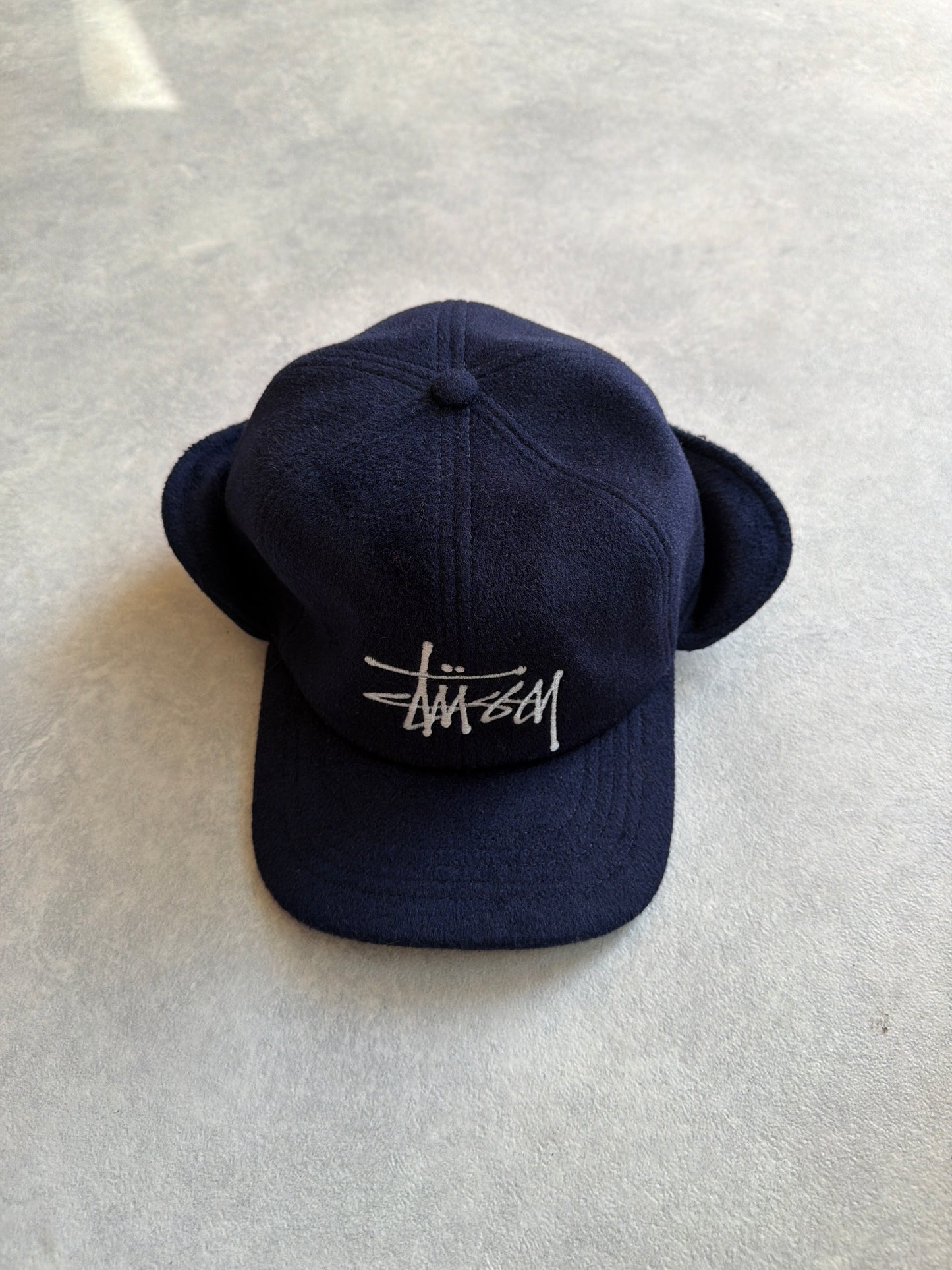 Stussy Flap Wool Hat Navy