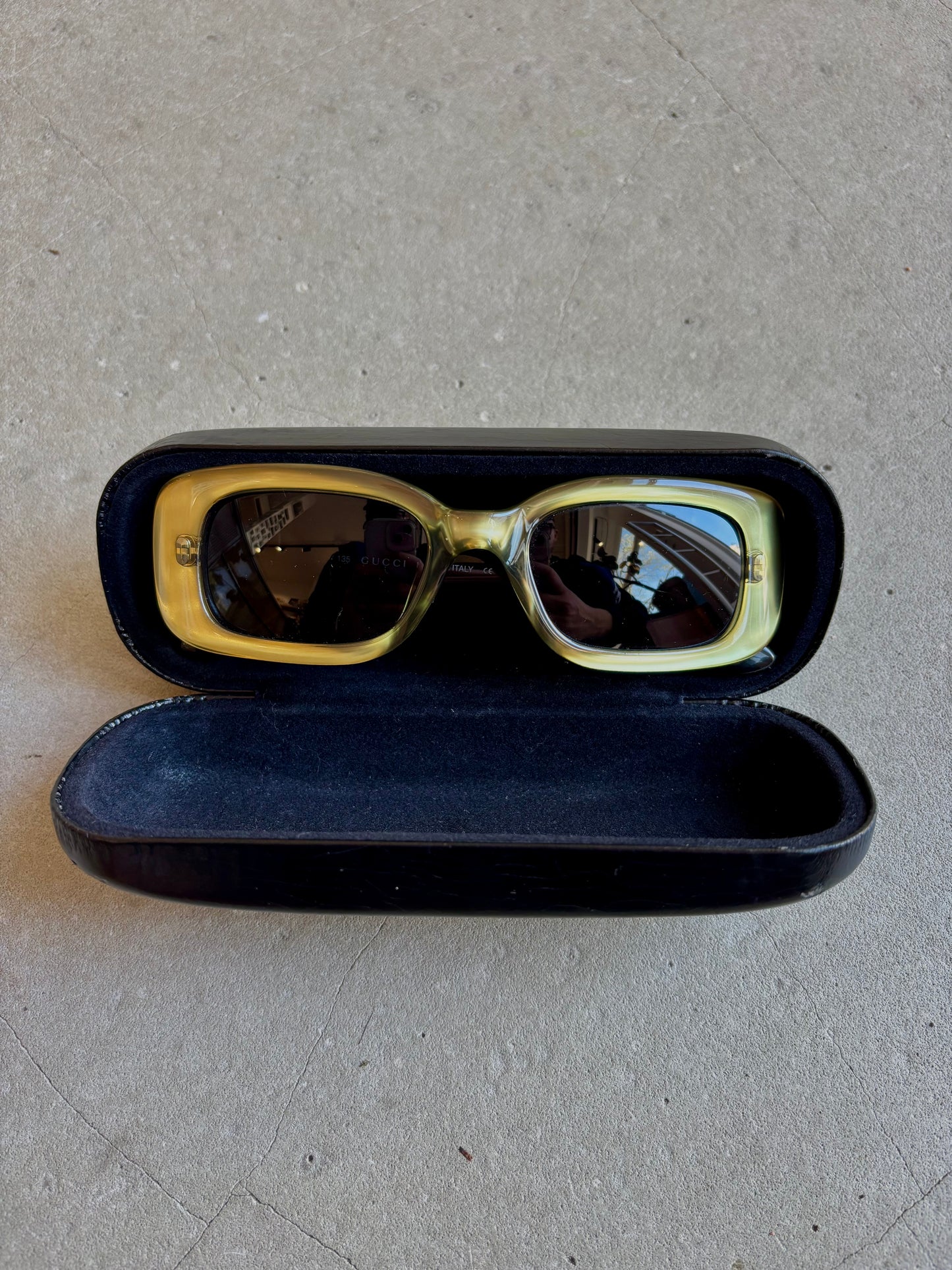 Gucci Sunglasses Vintage 90s Olive