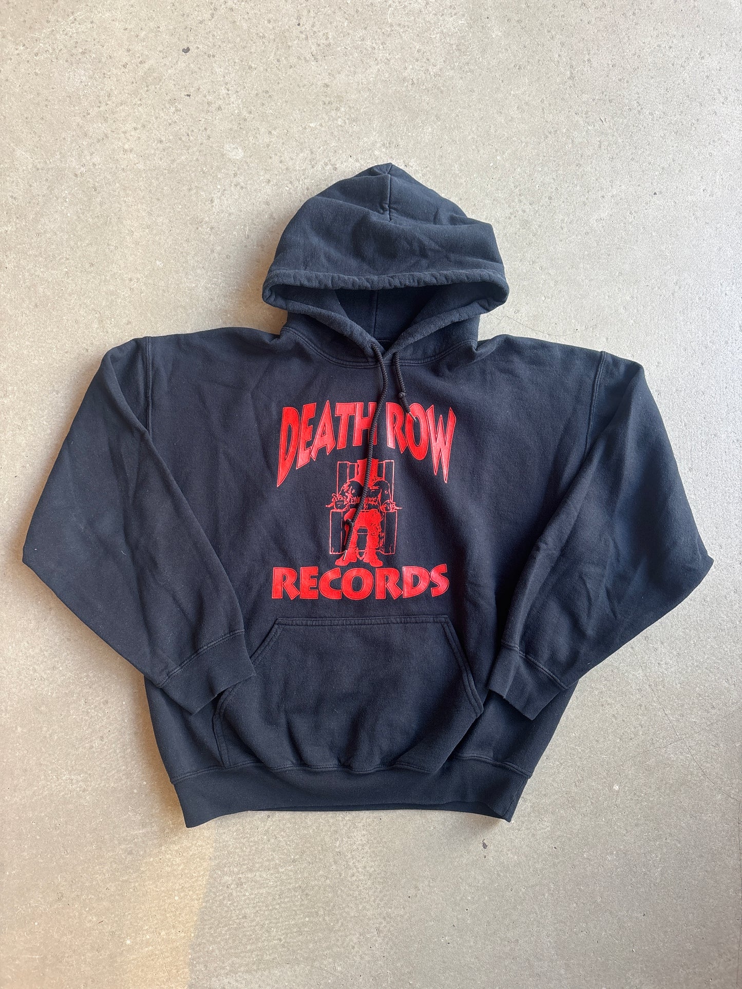 Death Row Records Hoodie Black L