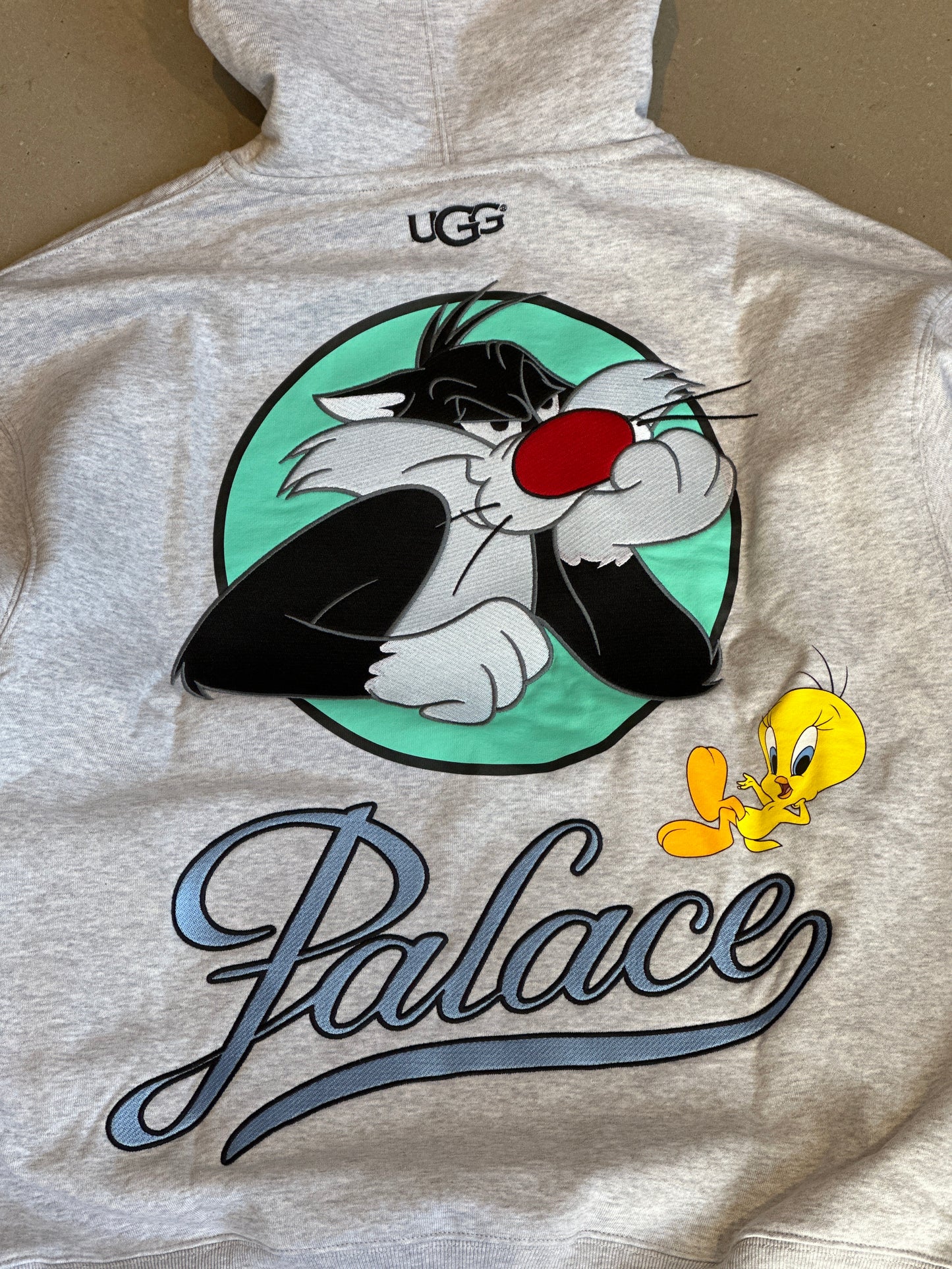 Palace UGG Looney Tunes Hood Grijs Gemêleerd