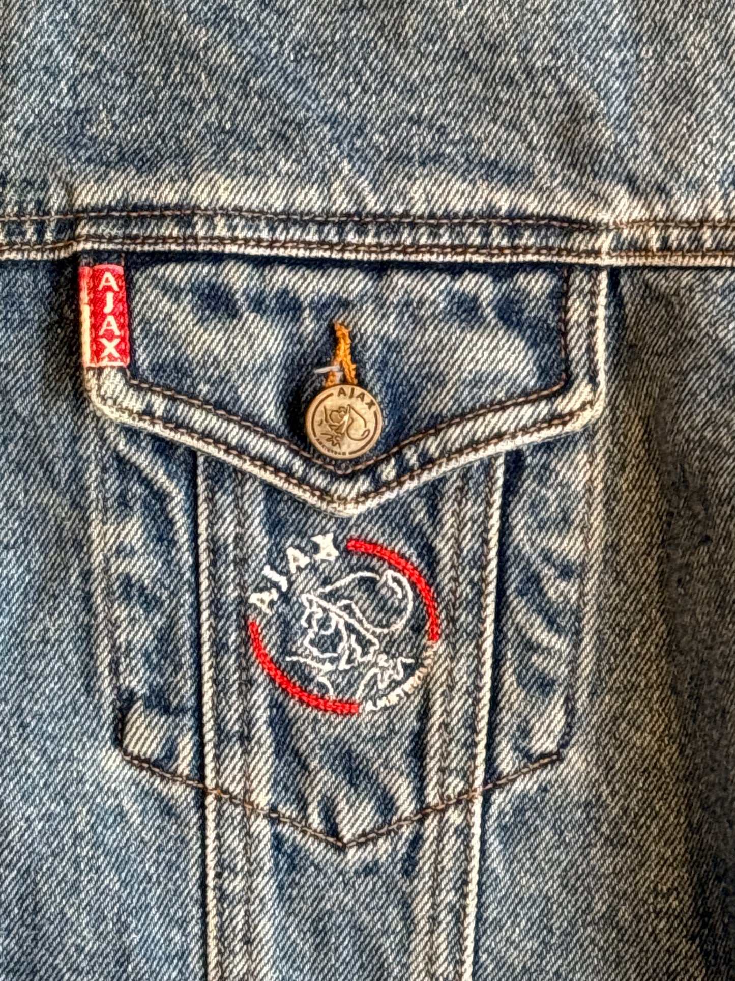 Ajax Kids Denim Jacket Size 16y