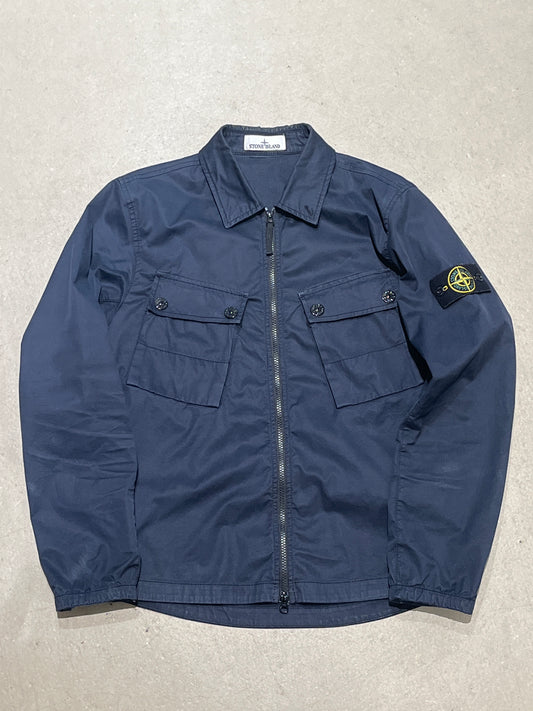 Stone Island Overshirt Zip Up Black S