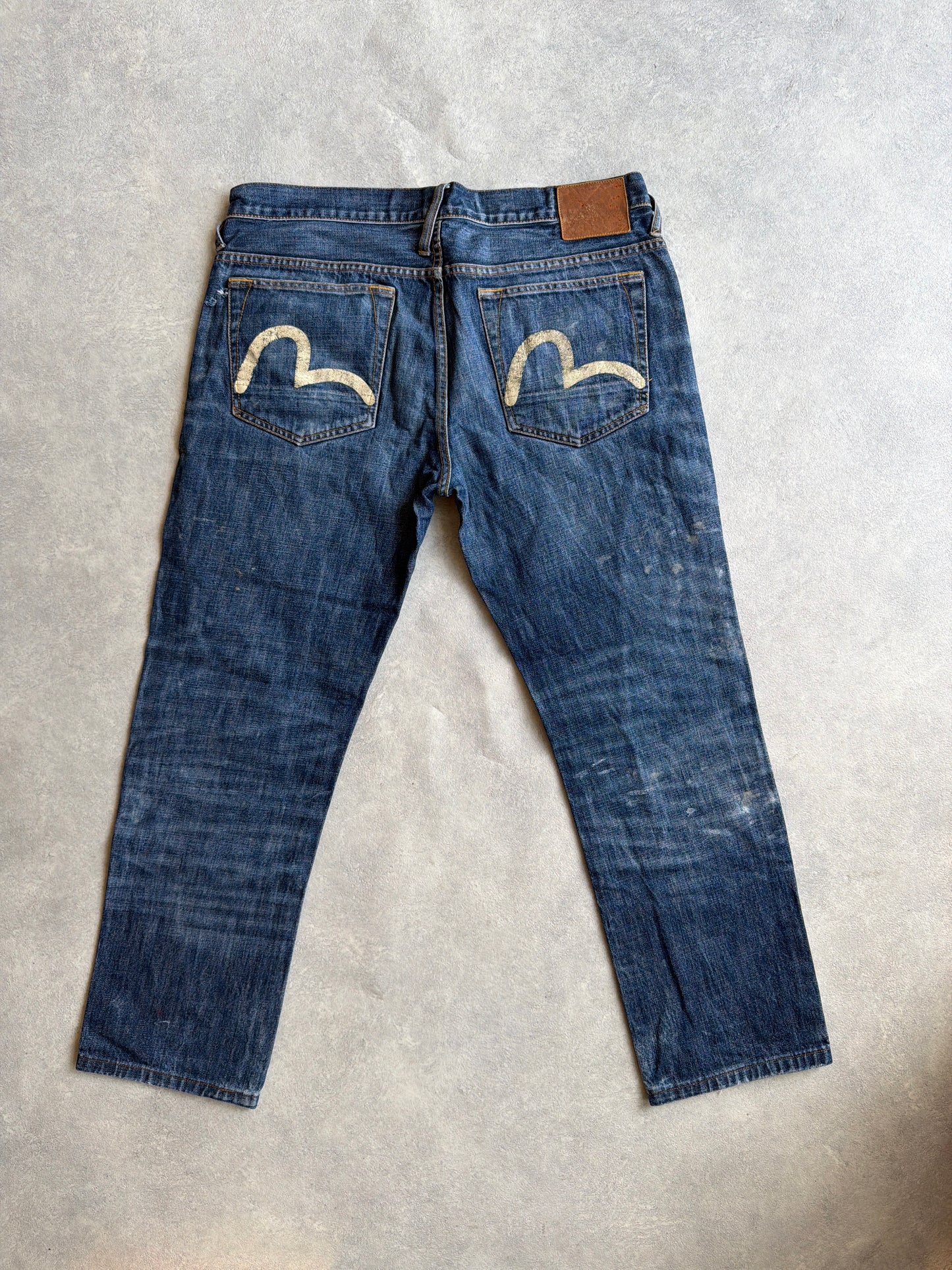 Evisu Faded Jeans Size Large