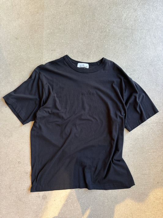 Stone Island Logo Tee Black L