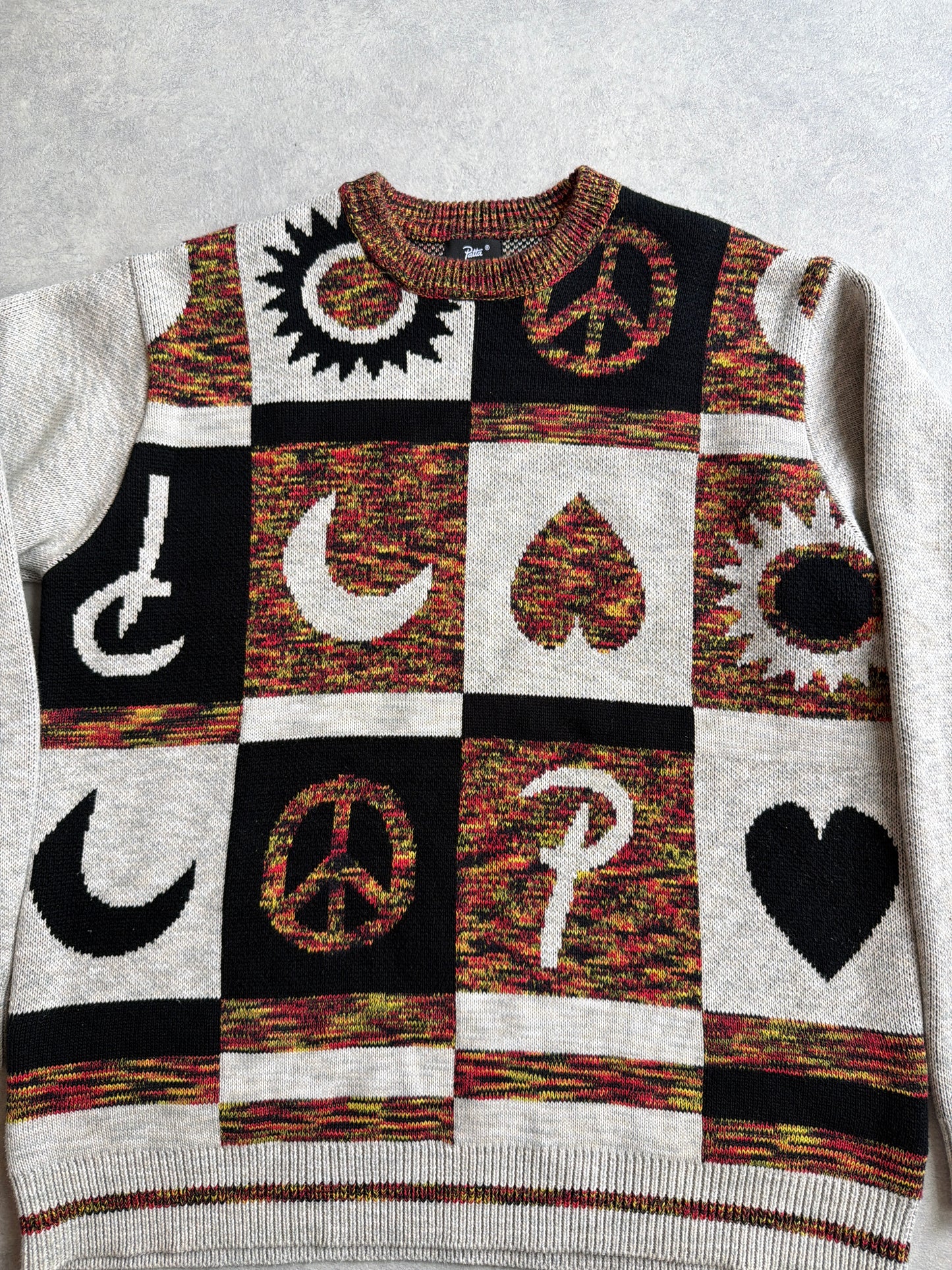 Patta Jaquard Crayon Knitted M