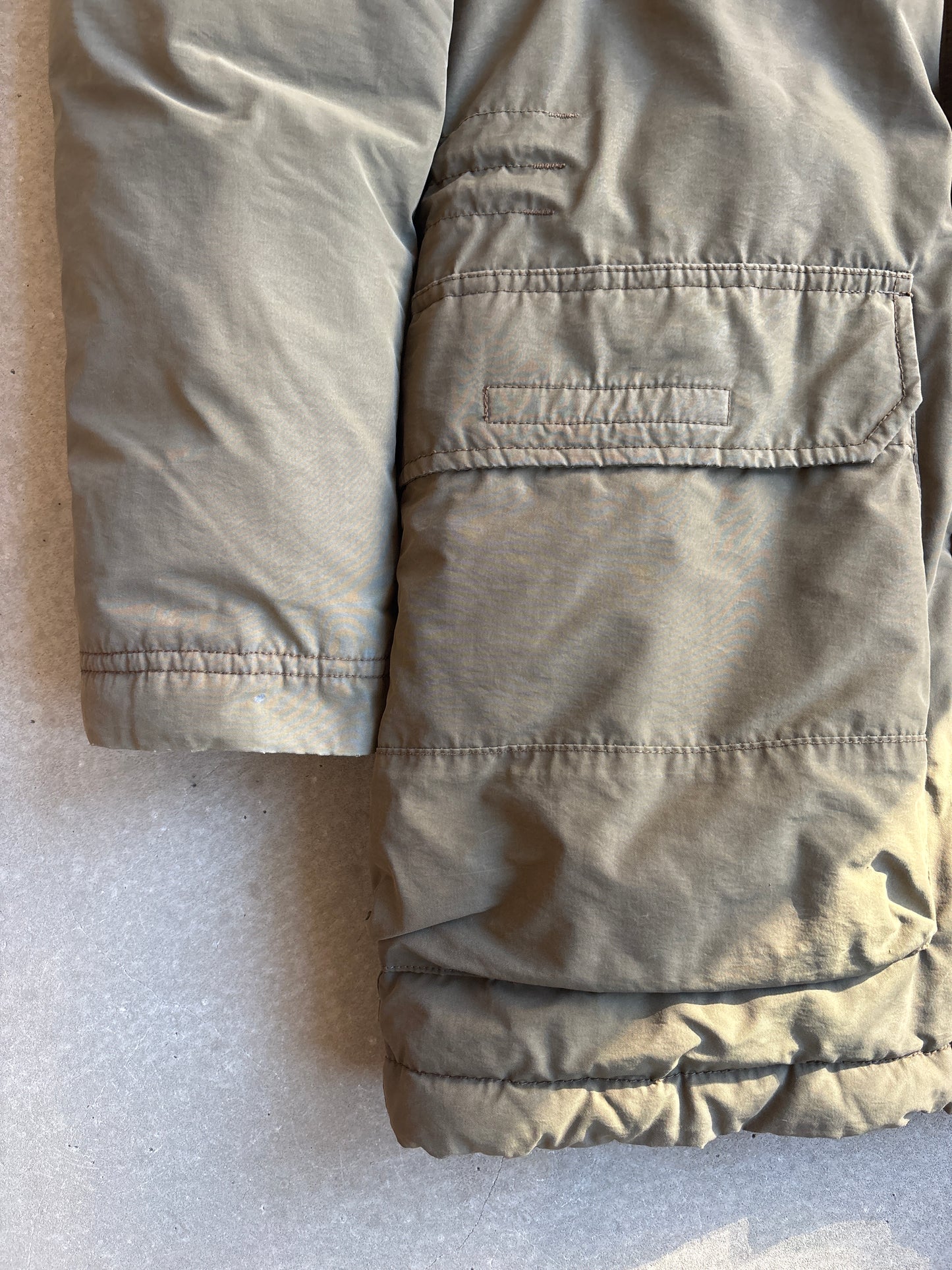 Stone Island Junior Down Jacket Khaki 14