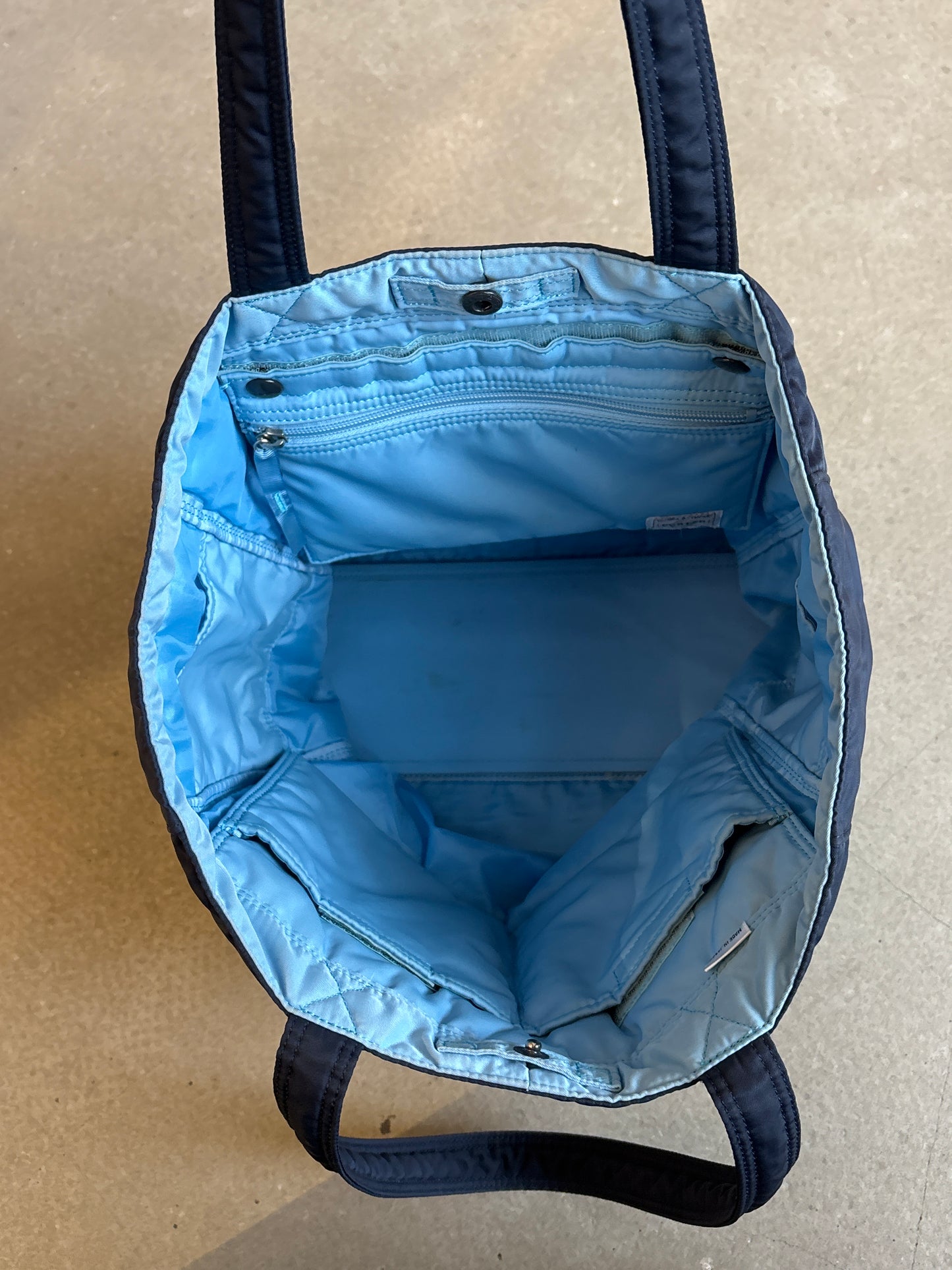 Porter-Yoshida & Co.Cream Blue Tote Bag