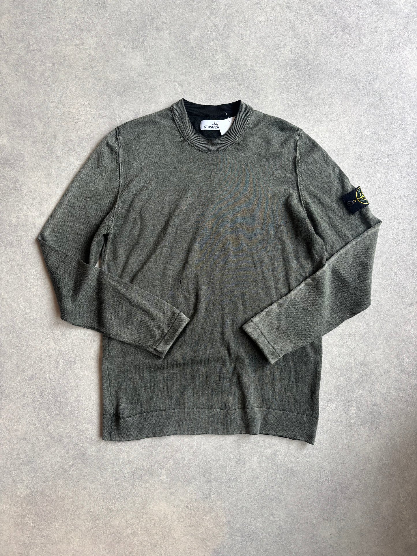 Stone Island Dust Color Green Crewneck XL