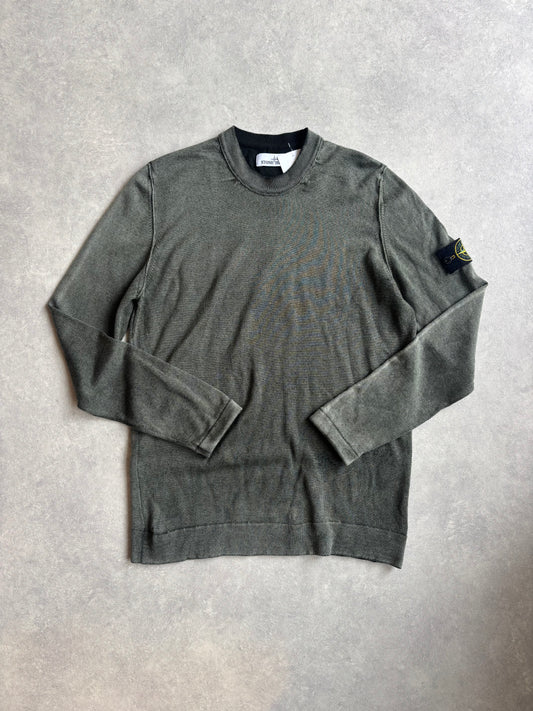 Stone Island Dust Color Green Crewneck XL