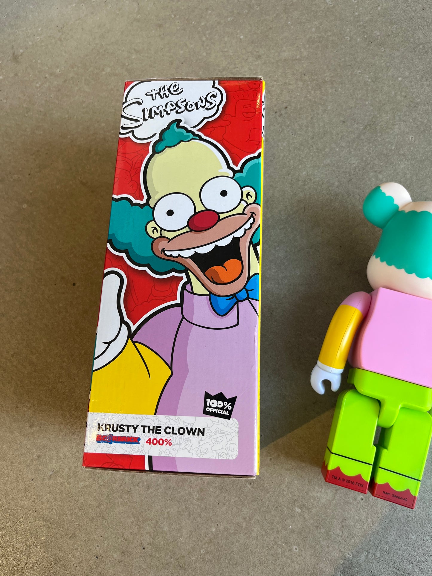 Bearbrick Krusty The Clown