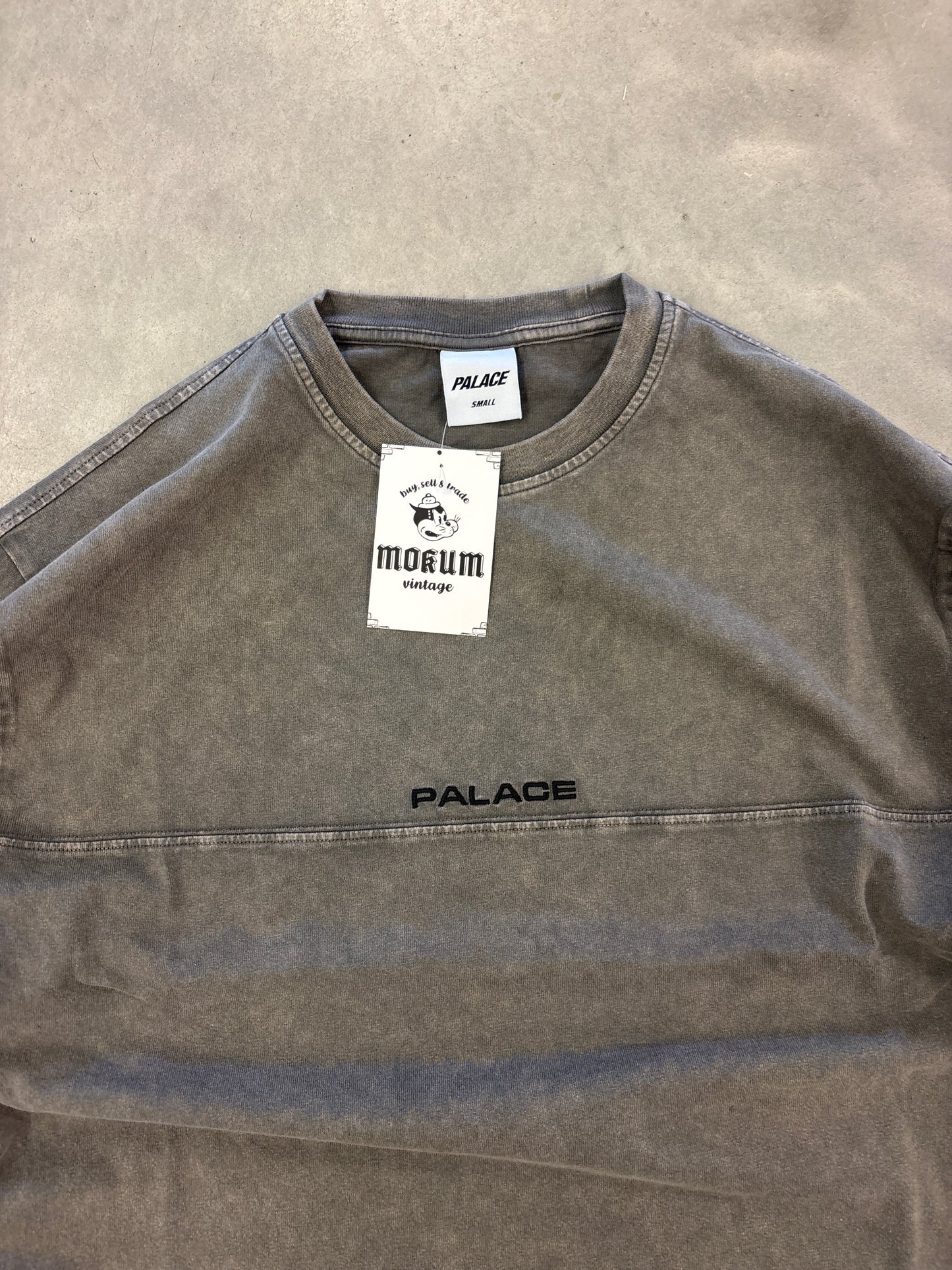 Palace Micro Pigment Longsleeve Grey S