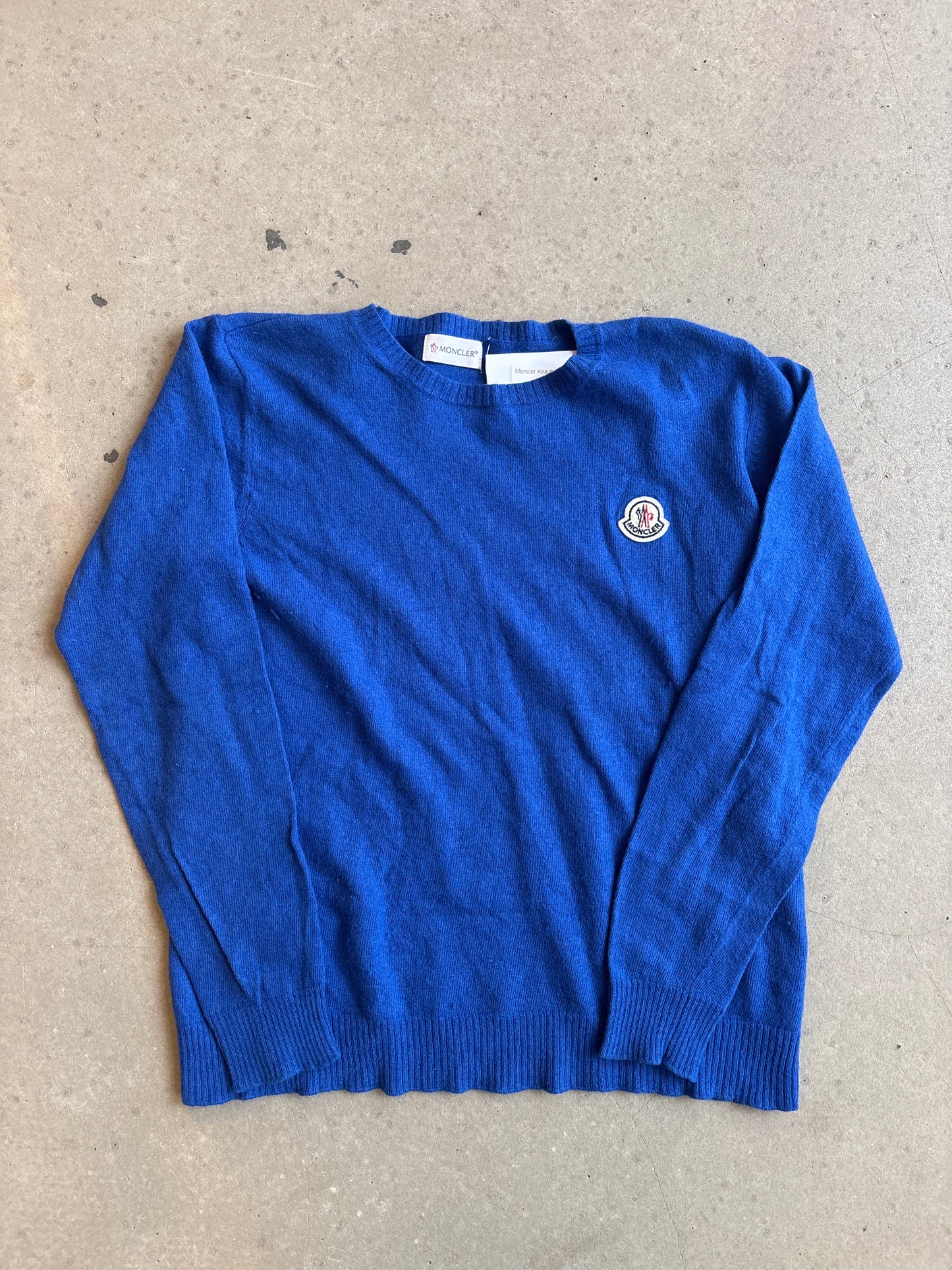 Moncler Knit Sweater Blue S