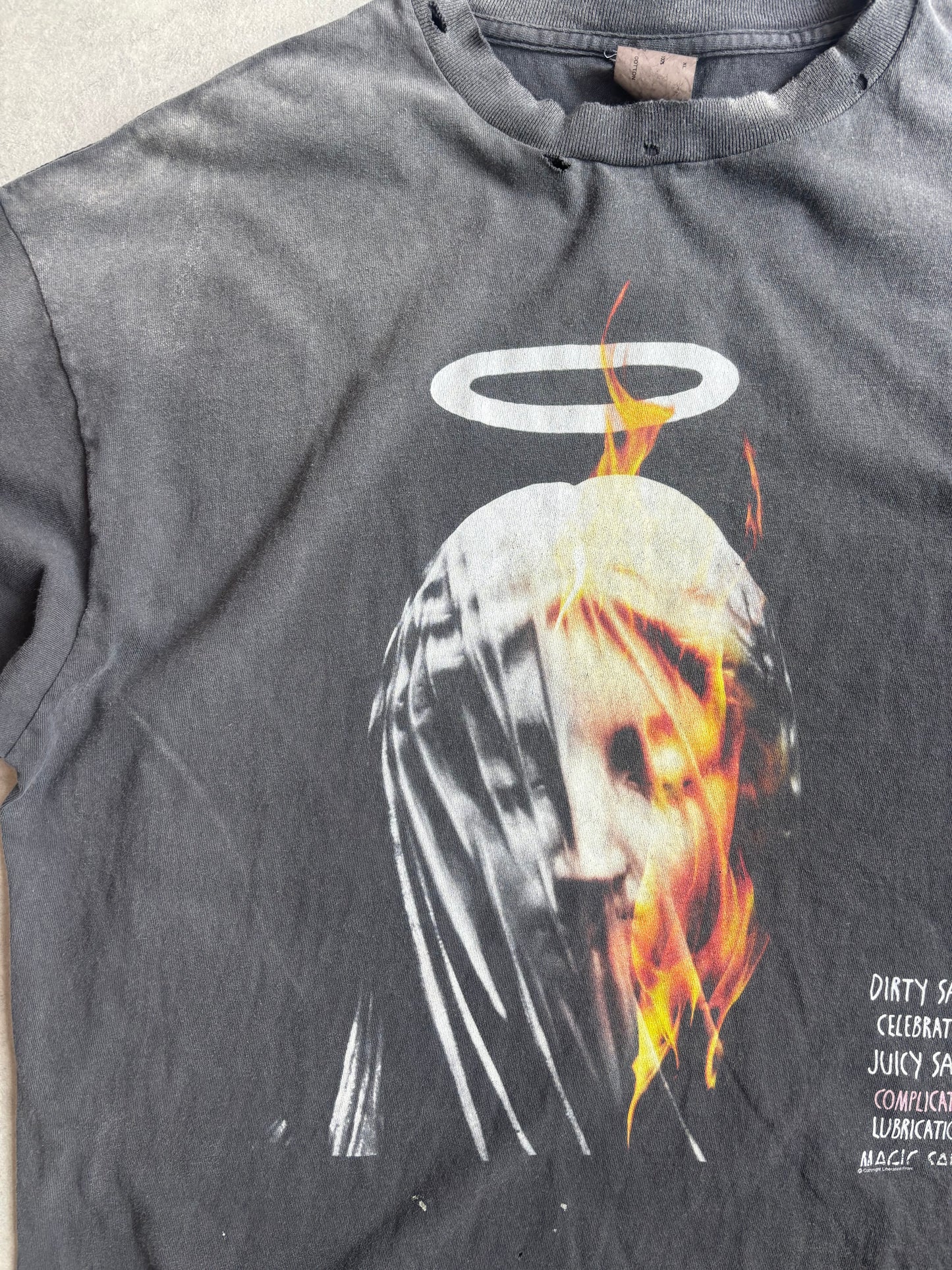 Saint Michael Devil Daddy Distressed T-Shirt