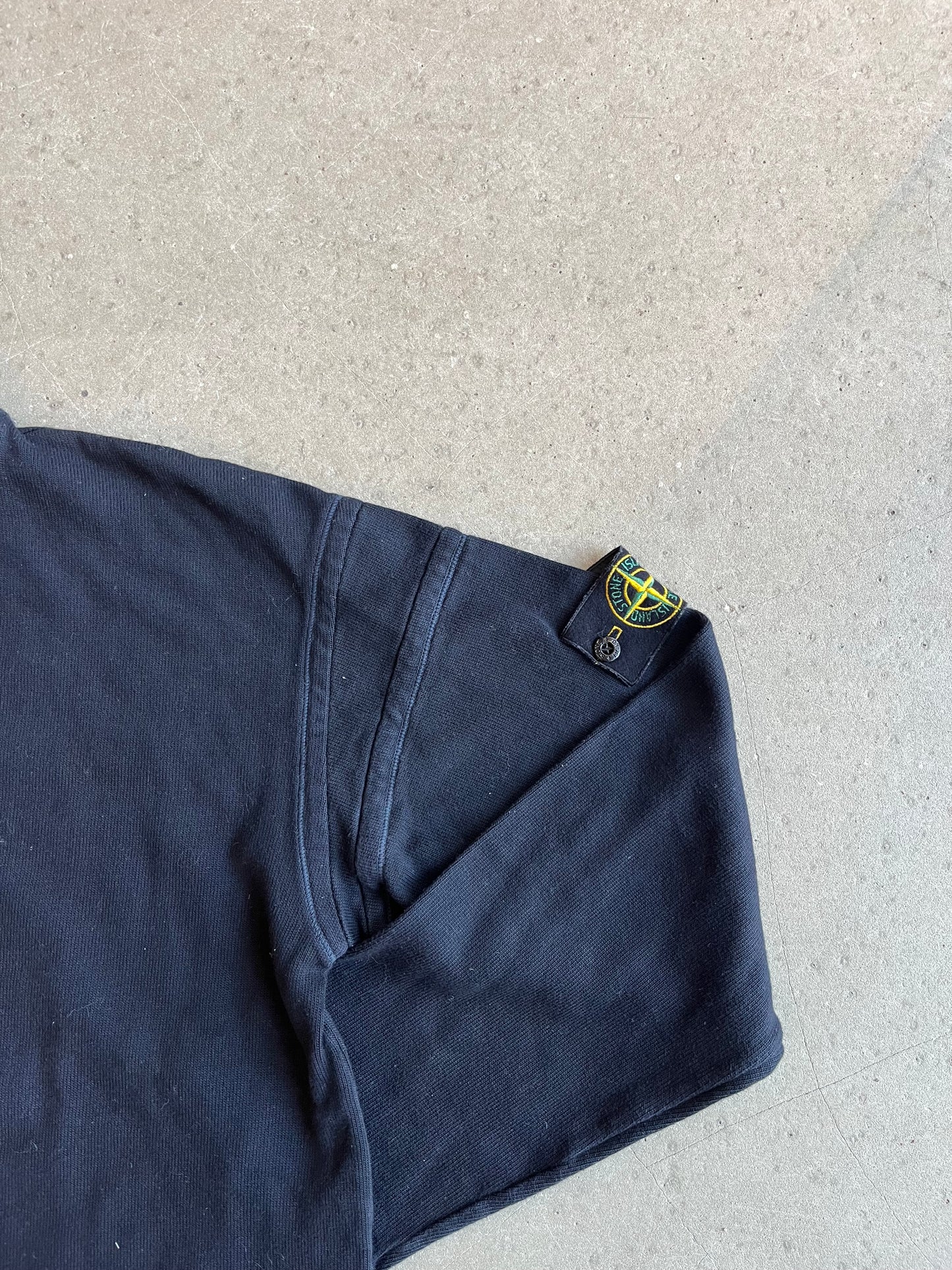 Vintage Stone Island Double Collar Sweater Navy XL