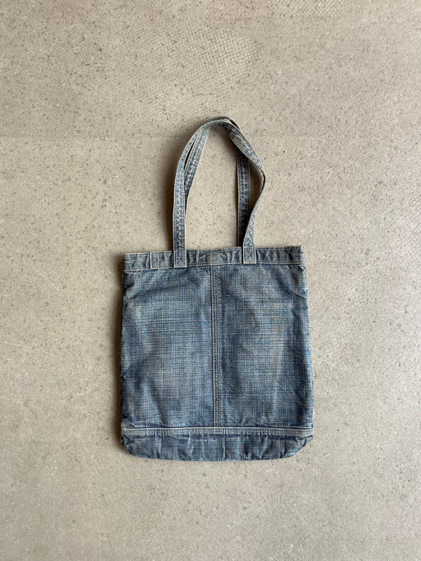 Porter Denim Tote Bag Blue