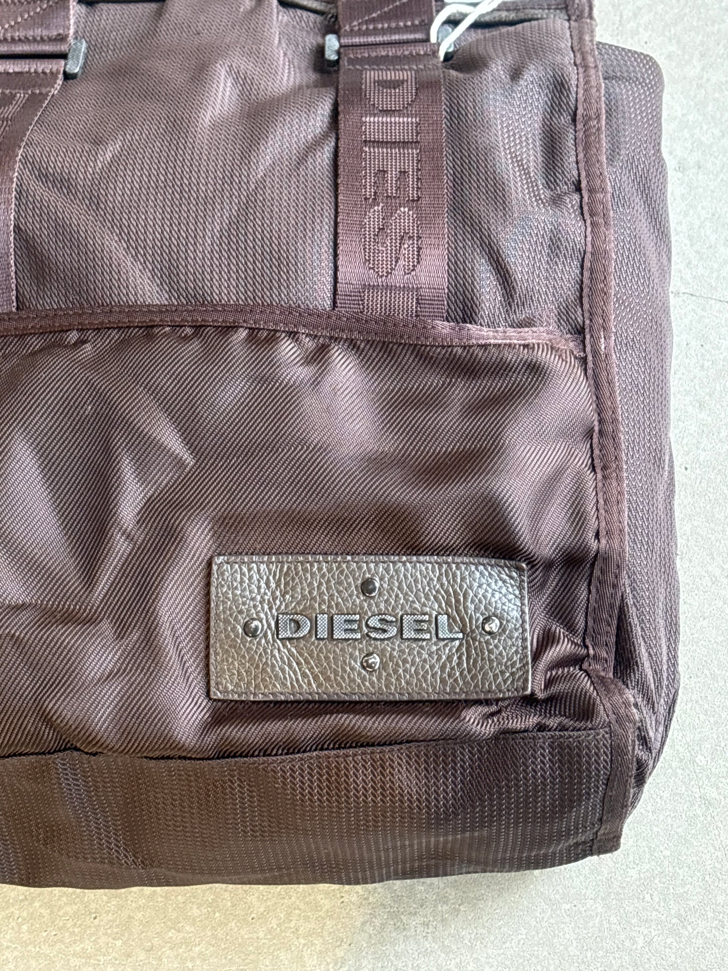 Diesel Nylon Bag Brown