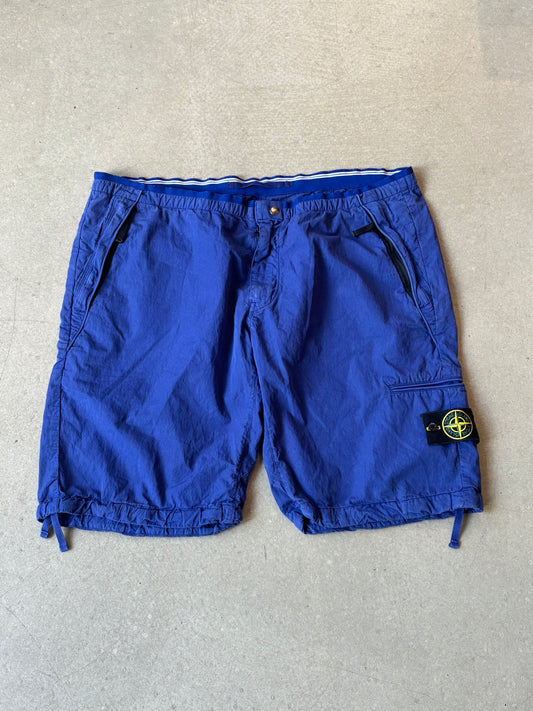Stone Island Cotton Shorts Blue W38