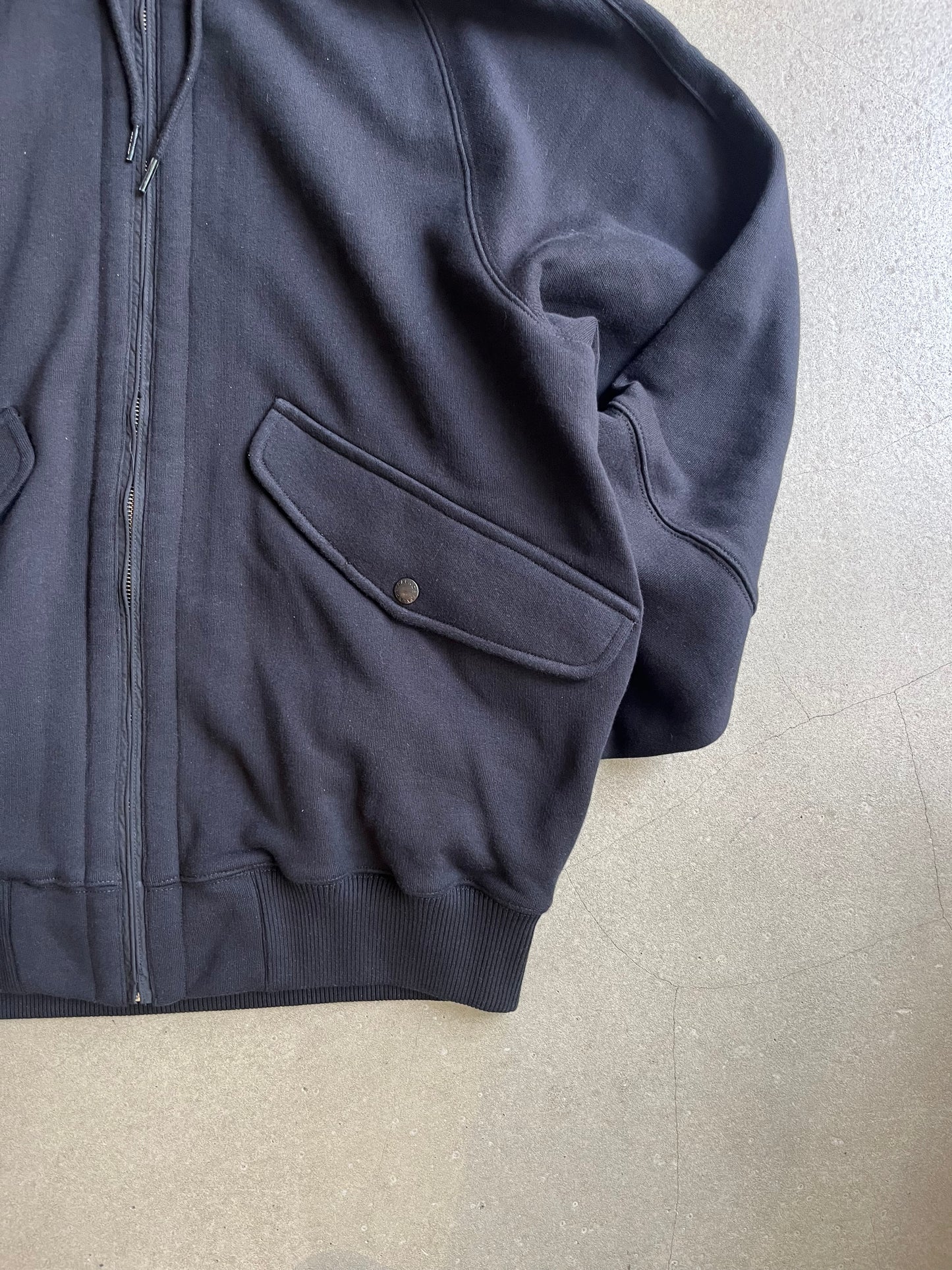 Palace Split Hood Bomber Sweat White