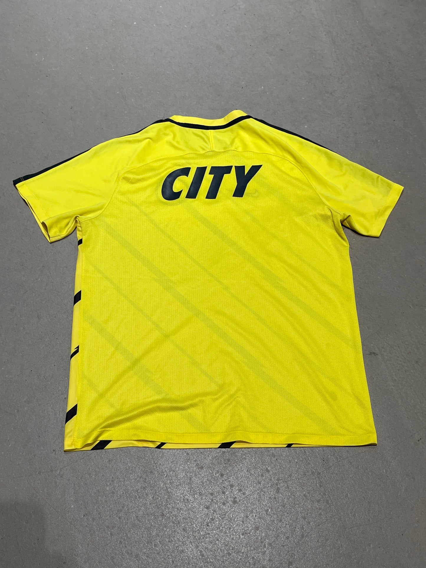 Nike Manchester City Jersey Yellow XL