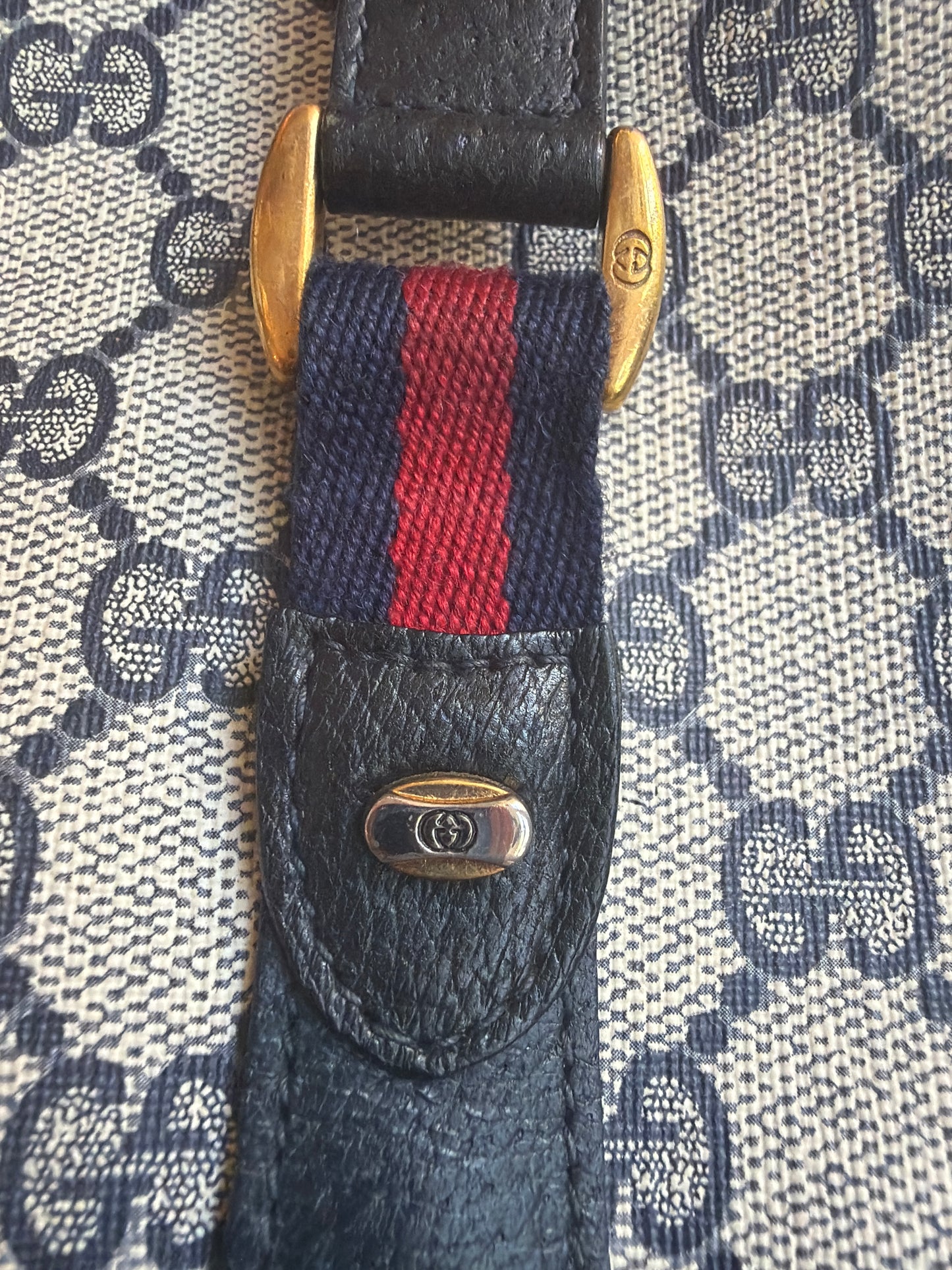 Gucci GG Supreme Sherry Line Hand Bag