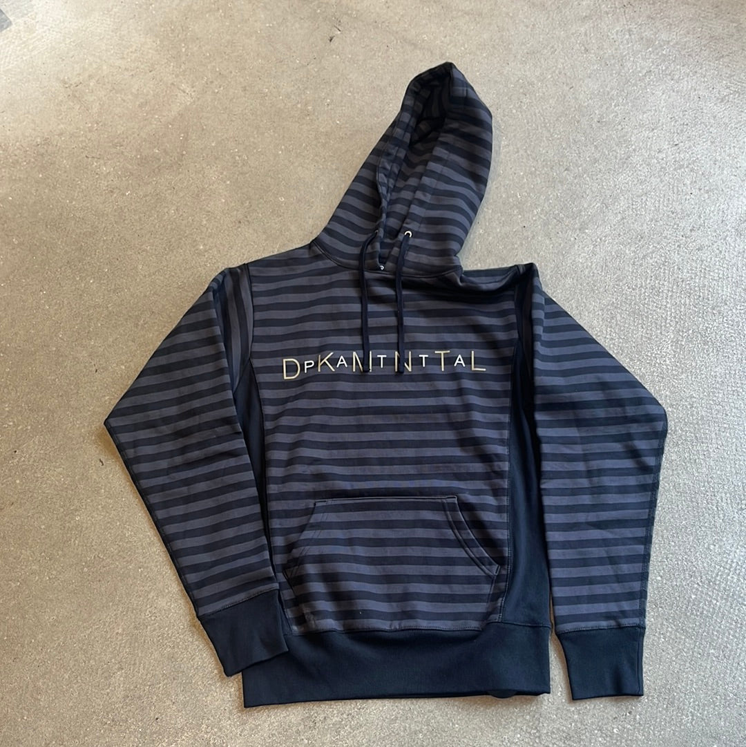 Patta x Dekmantel Hoodie Stripe Black Grey S