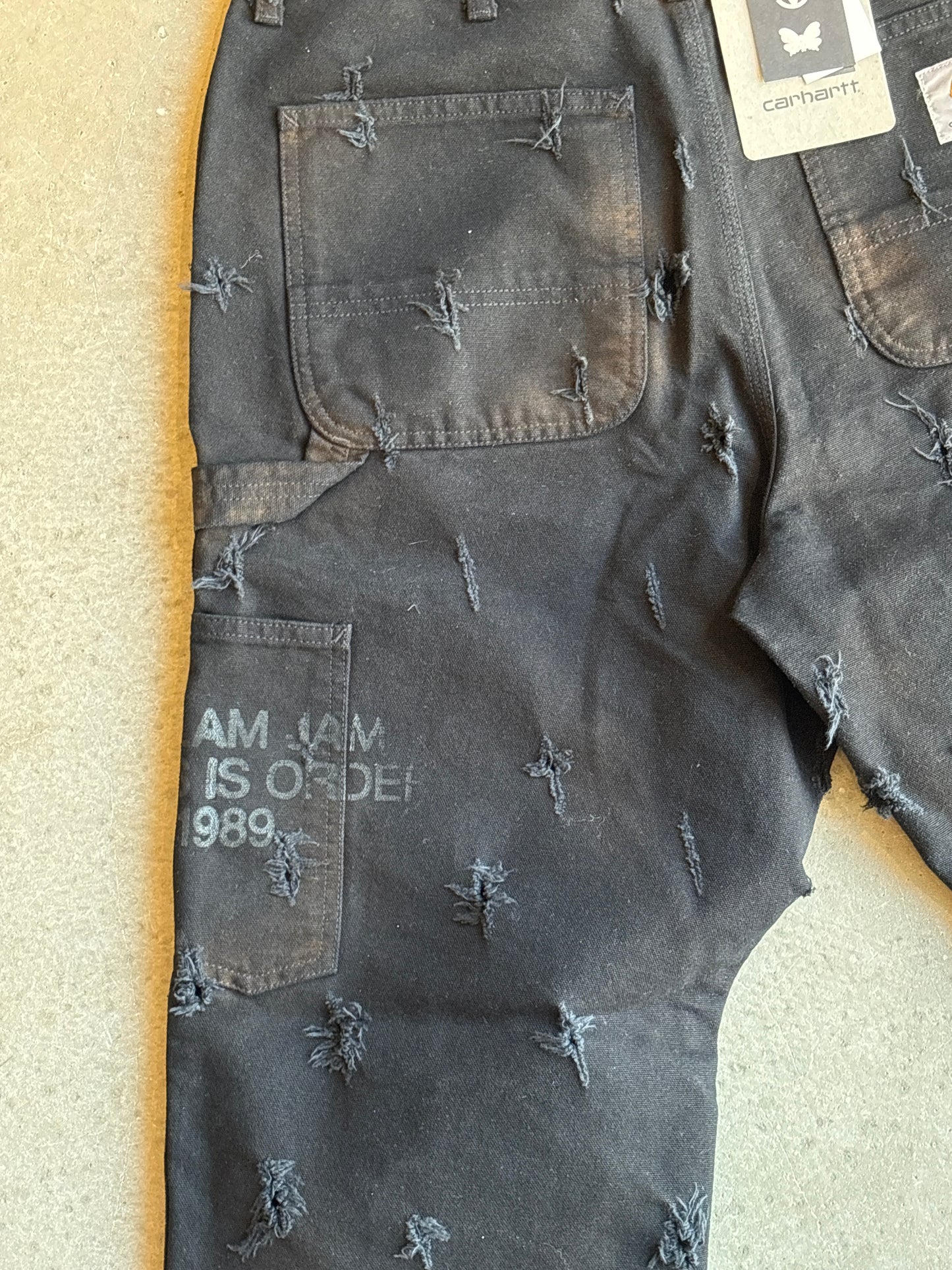 Carhartt X Slam Jam Pants Black size 32 x 32