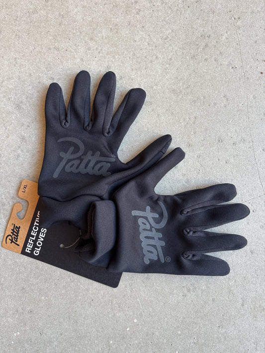 Patta Reflective Gloves Black L/XL