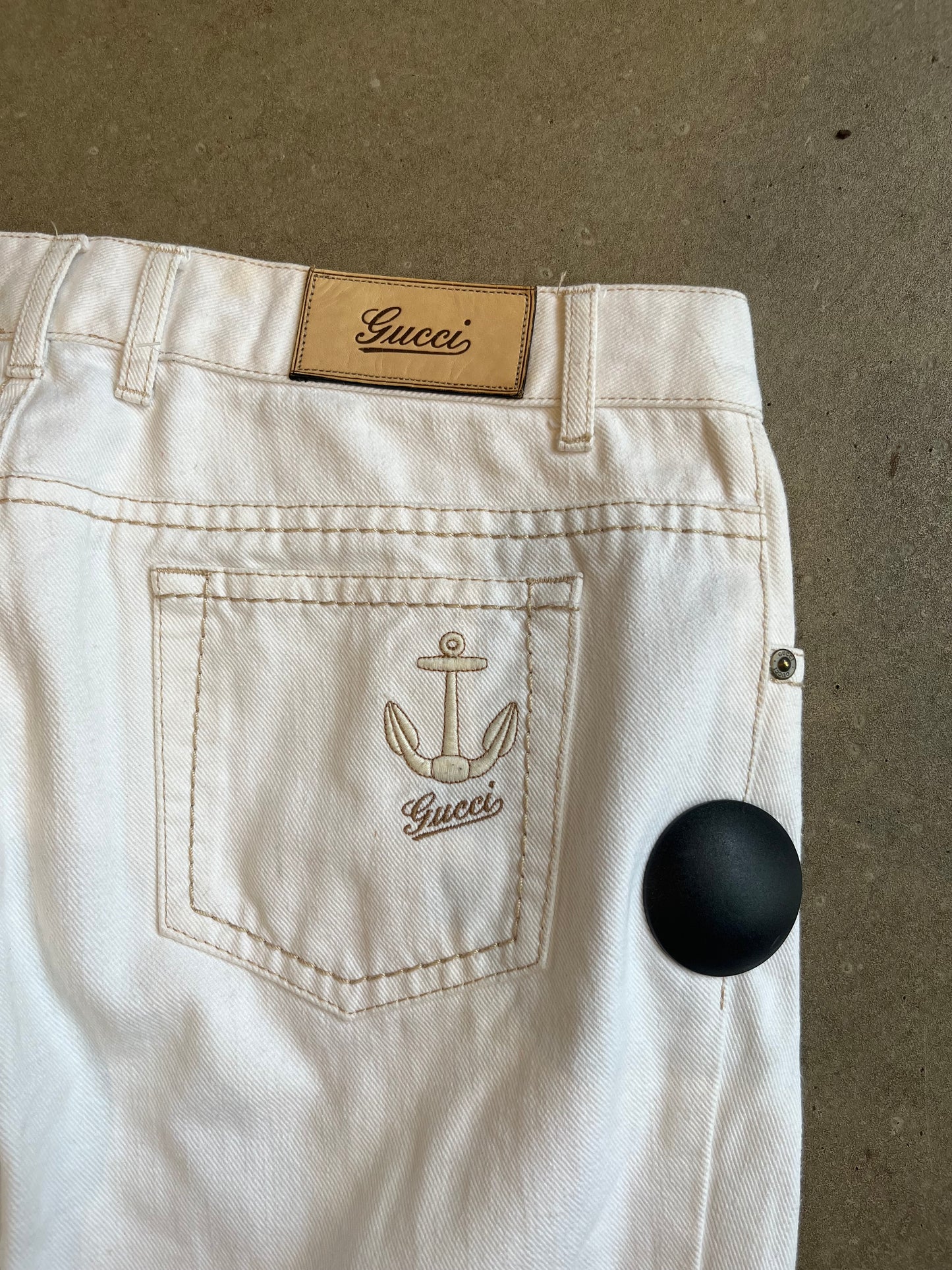 Gucci Jeans Anchor White 50