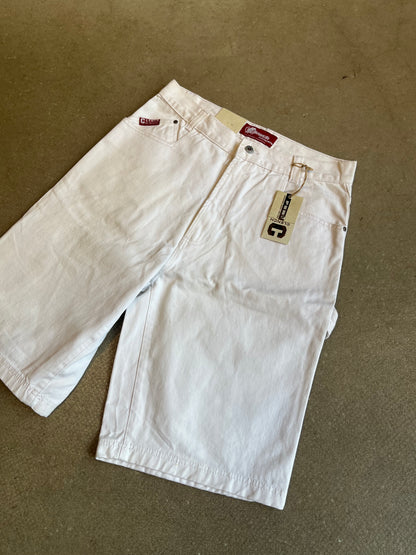 Clench White Shorts 34