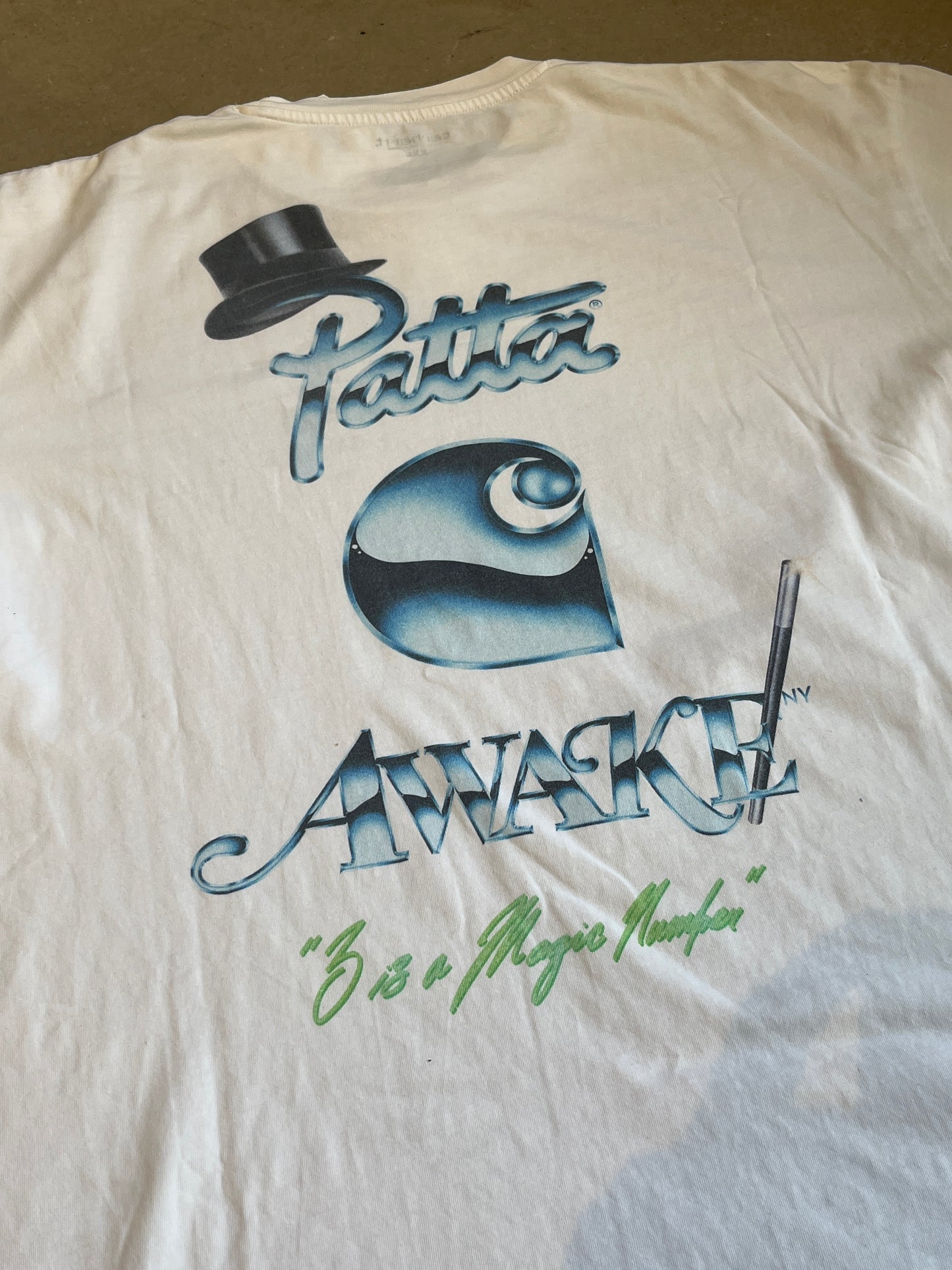 Carhartt X Patta X Awake Tee White XXL