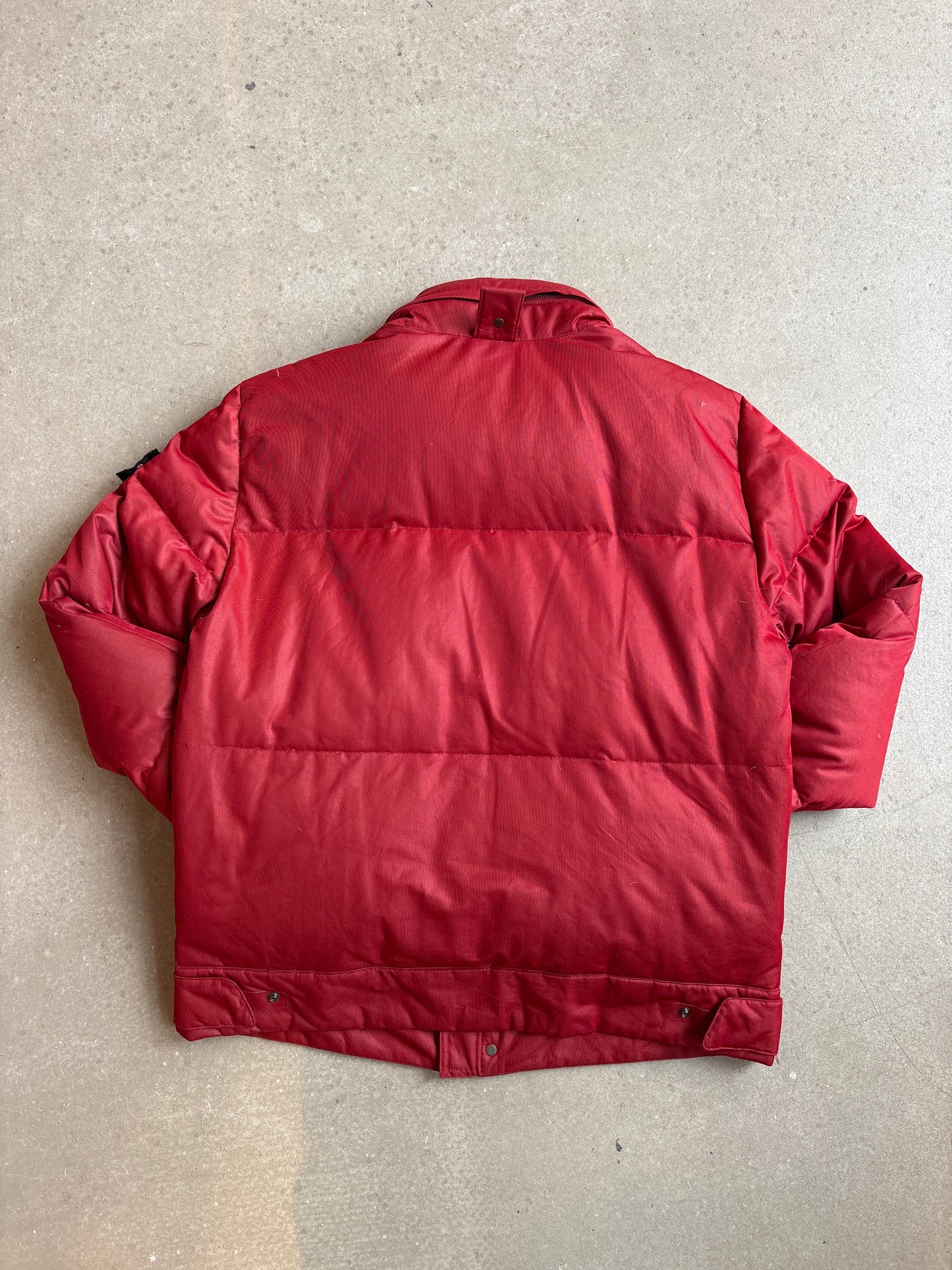 Stone Island 3 layer Down Jacket Red XL